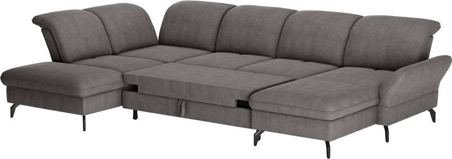 Sit&more Zithoek Leandro U-vorm Naar keuze met bed hoofdbord en armleuningfunctie en bedkist - Foto 6