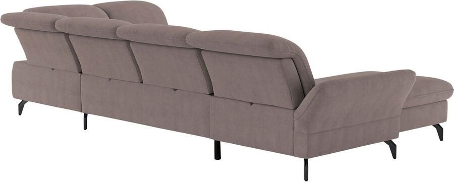 Sit&more Zithoek Leandro U-vorm Naar keuze met bed hoofdbord en armleuningfunctie en bedkist - Foto 4