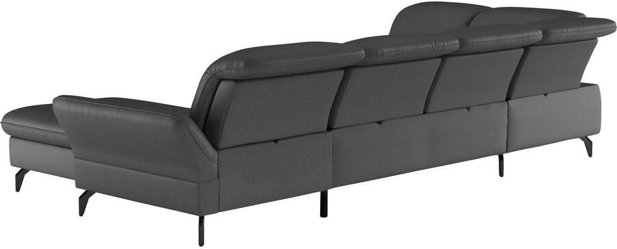 Sit&more Zithoek Leandro U-vorm Naar keuze met bed hoofdbord en armleuningfunctie en bedkist - Foto 4