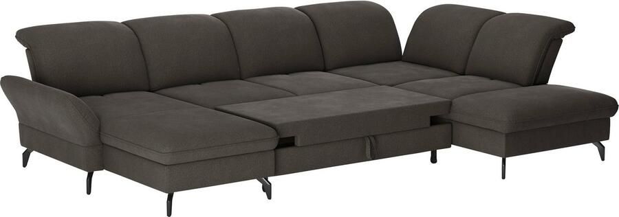 Sit&more Zithoek Leandro U-vorm Naar keuze met bed hoofdbord en armleuningfunctie en bedkist - Foto 5