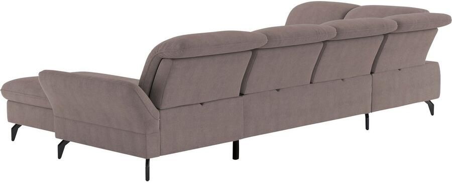 Sit&more Zithoek Leandro U-vorm Naar keuze met bed hoofdbord en armleuningfunctie en bedkist - Foto 4
