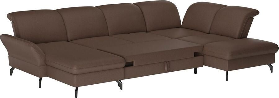 Sit&more Zithoek Leandro U-vorm Naar keuze met bed hoofdbord en armleuningfunctie en bedkist - Foto 5