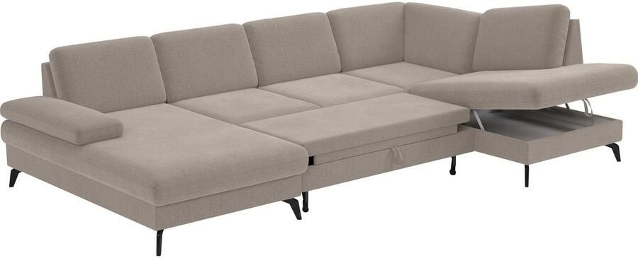 Sit&more Zithoek Morris U-vorm incl. zitdiepteverstelling keuze uit armleuningverstelling bedfunctie & bedlade - Foto 6