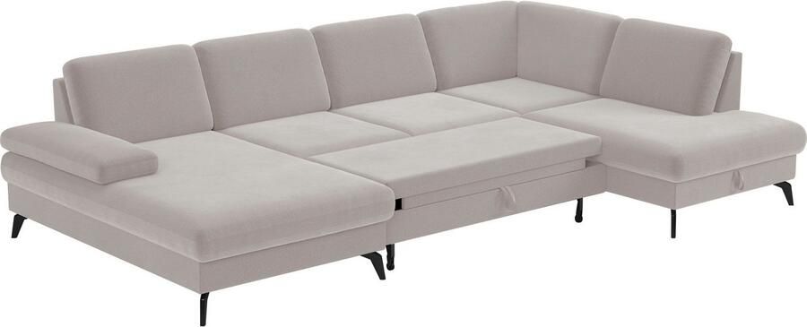 Sit&more Zithoek Morris U-vorm incl. zitdiepteverstelling keuze uit armleuningverstelling bedfunctie & bedlade - Foto 6