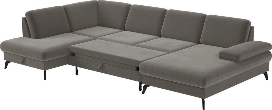 Sit&more Zithoek Morris U-vorm incl. zitdiepteverstelling keuze uit armleuningverstelling bedfunctie & bedlade - Foto 6
