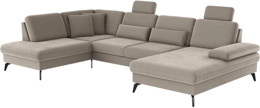 Sit&more Zithoek Morris U-vorm incl. zitdiepteverstelling keuze uit armleuningverstelling bedfunctie & bedlade - Foto 4
