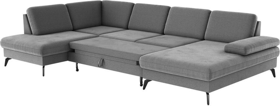 Sit&more Zithoek Morris U-vorm incl. zitdiepteverstelling keuze uit armleuningverstelling bedfunctie & bedlade - Foto 5