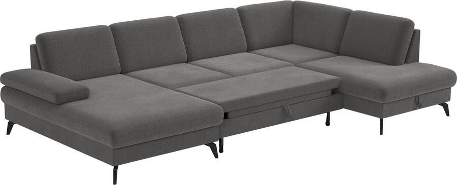 Sit&more Zithoek Morris U-vorm incl. zitdiepteverstelling keuze uit armleuningverstelling bedfunctie & bedlade - Foto 6