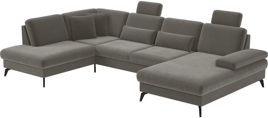 Sit&more Zithoek Morris U-vorm incl. zitdiepteverstelling keuze uit armleuningverstelling bedfunctie & bedlade - Foto 4