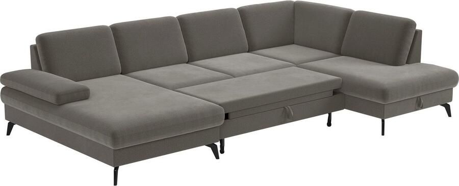 Sit&more Zithoek Morris U-vorm incl. zitdiepteverstelling keuze uit armleuningverstelling bedfunctie & bedlade - Foto 6