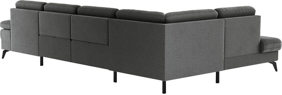 Sit&more Zithoek Morris U-vorm incl. zitdiepteverstelling keuze uit armleuningverstelling bedfunctie & bedlade - Foto 8
