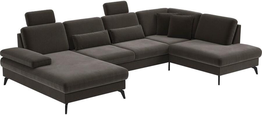 Sit&more Zithoek Morris U-vorm incl. zitdiepteverstelling keuze uit armleuningverstelling bedfunctie & bedlade - Foto 4
