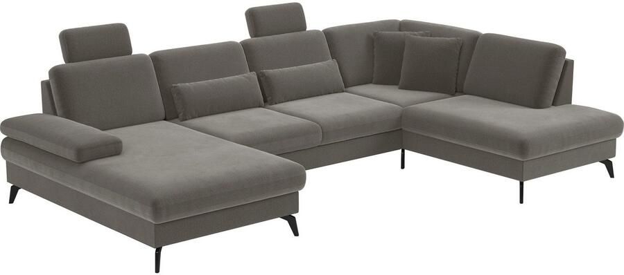 Sit&more Zithoek Morris U-vorm incl. zitdiepteverstelling keuze uit armleuningverstelling bedfunctie & bedlade - Foto 4