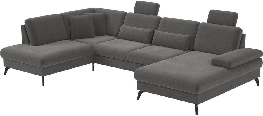 Sit&more Zithoek Morris U-vorm incl. zitdiepteverstelling keuze uit armleuningverstelling bedfunctie & bedlade - Foto 4