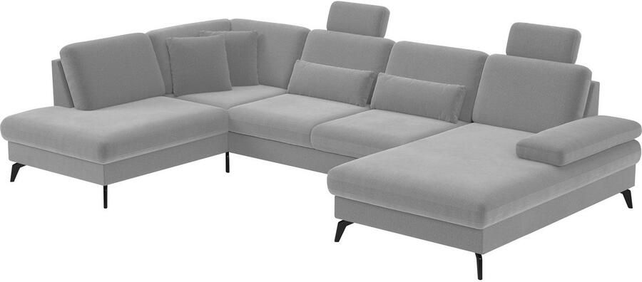 Sit&more Zithoek Morris U-vorm incl. zitdiepteverstelling keuze uit armleuningverstelling bedfunctie & bedlade - Foto 4