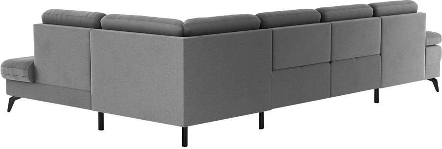 Sit&more Zithoek Morris U-vorm incl. zitdiepteverstelling keuze uit armleuningverstelling bedfunctie & bedlade - Foto 5