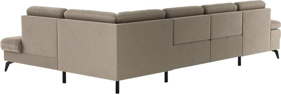 Sit&more Zithoek Morris U-vorm incl. zitdiepteverstelling keuze uit armleuningverstelling bedfunctie & bedlade - Foto 5