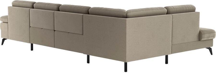 Sit&more Zithoek Morris U-vorm incl. zitdiepteverstelling keuze uit armleuningverstelling bedfunctie & bedlade - Foto 6