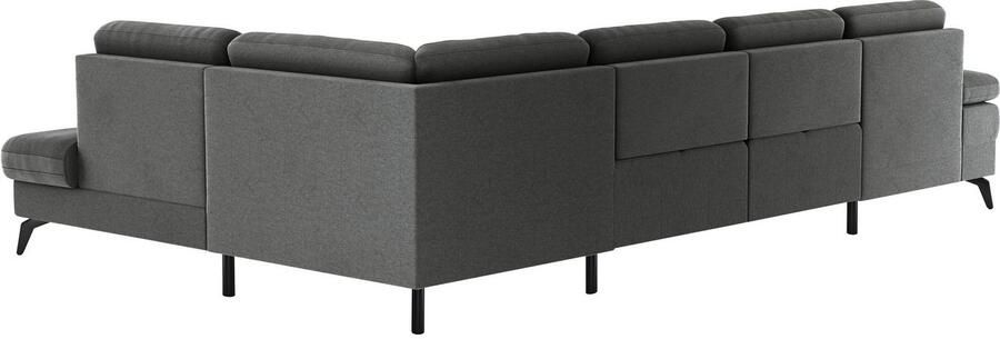 Sit&more Zithoek Morris U-vorm incl. zitdiepteverstelling keuze uit armleuningverstelling bedfunctie & bedlade - Foto 6