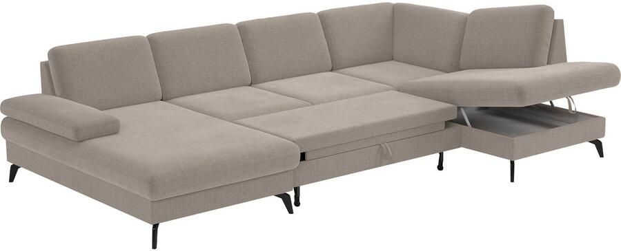Sit&more Zithoek Morris U-vorm incl. zitdiepteverstelling keuze uit armleuningverstelling bedfunctie & bedlade - Foto 6