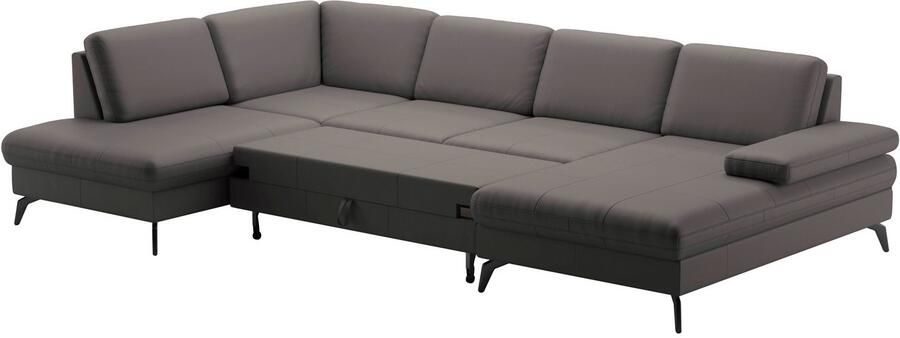 Sit&more Zithoek Morris U-vorm incl. zitdiepteverstelling keuze uit armleuningverstelling bedfunctie & bedlade - Foto 4