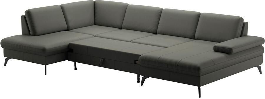 Sit&more Zithoek Morris U-vorm incl. zitdiepteverstelling keuze uit armleuningverstelling bedfunctie & bedlade - Foto 4