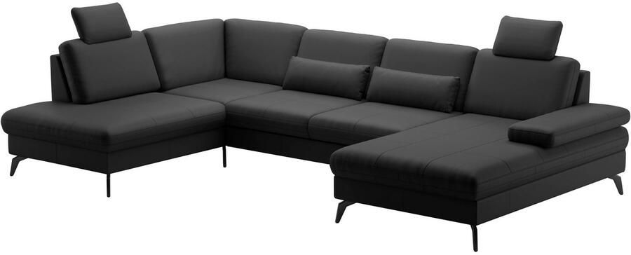 Sit&more Zithoek Morris U-vorm incl. zitdiepteverstelling keuze uit armleuningverstelling bedfunctie & bedlade - Foto 3