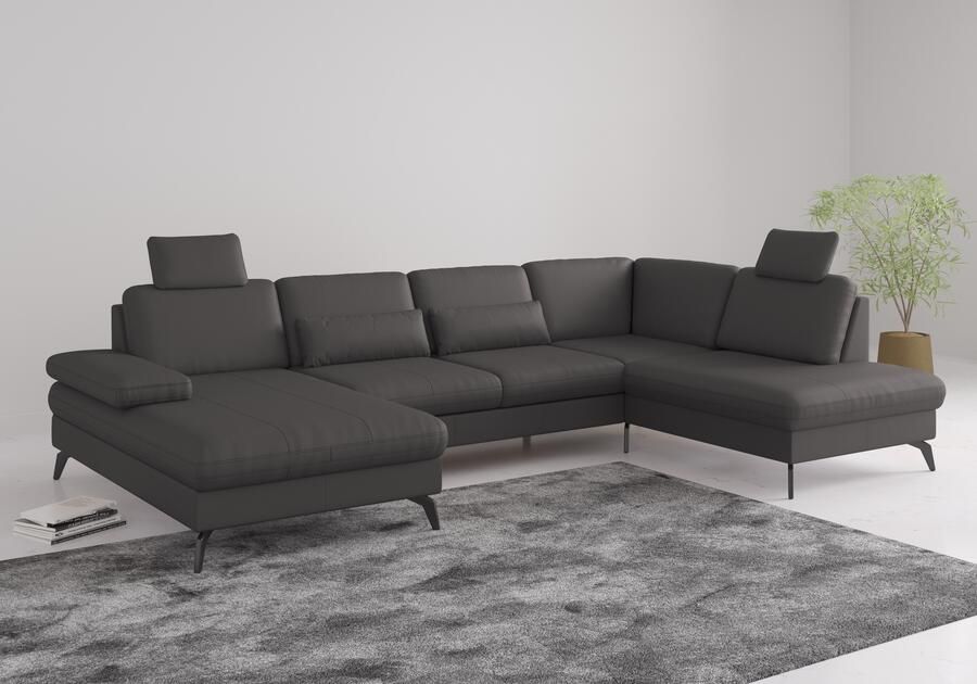 Sit&more Zithoek Morris U-vorm incl. zitdiepteverstelling keuze uit armleuningverstelling bedfunctie & bedlade - Foto 2