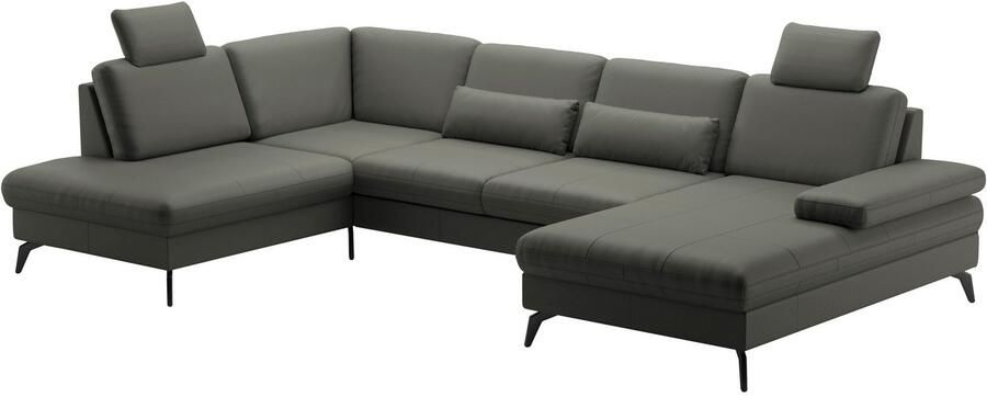 Sit&more Zithoek Morris U-vorm incl. zitdiepteverstelling keuze uit armleuningverstelling bedfunctie & bedlade - Foto 2