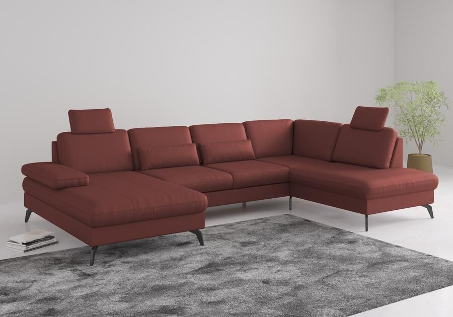 Sit&more Zithoek Morris U-vorm incl. zitdiepteverstelling keuze uit armleuningverstelling bedfunctie & bedlade - Foto 2