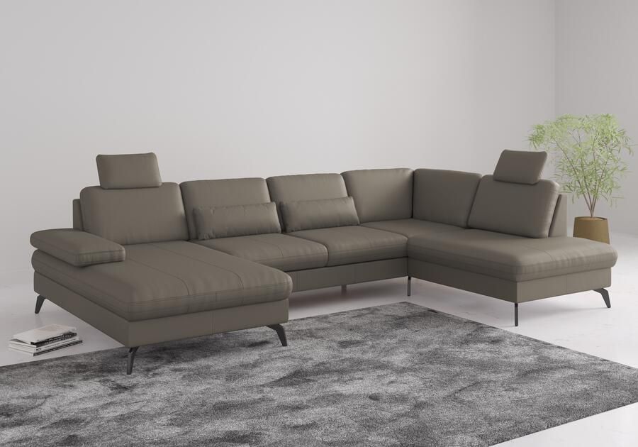 Sit&more Zithoek Morris U-vorm incl. zitdiepteverstelling keuze uit armleuningverstelling bedfunctie & bedlade - Foto 2