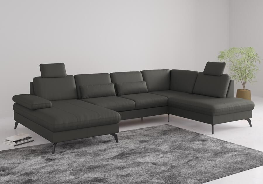 Sit&more Zithoek Morris U-vorm incl. zitdiepteverstelling keuze uit armleuningverstelling bedfunctie & bedlade - Foto 7