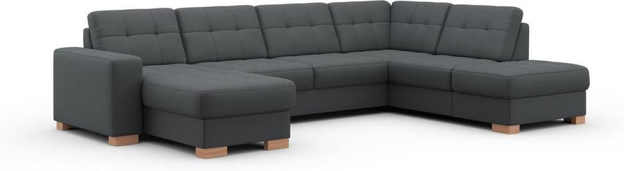 Sit&more Zithoek Quincy U-vorm naar keuze met slaapfunctie en bedkist - Foto 12