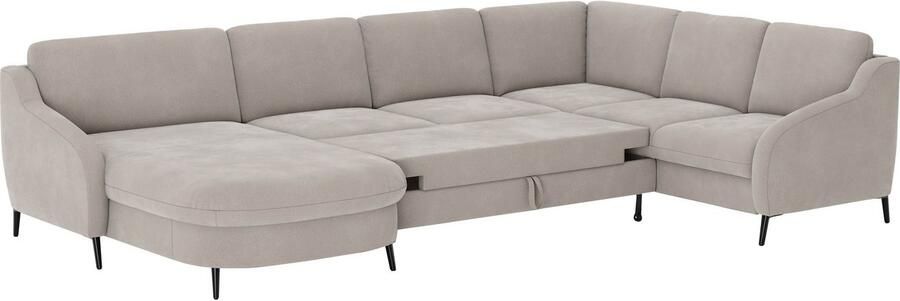 Sit&more Zithoek Soul U-model optioneel met bedfunctie en bedlade of lade - Foto 5