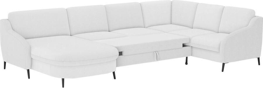 Sit&more Zithoek Soul U-model optioneel met bedfunctie en bedlade of lade - Foto 7