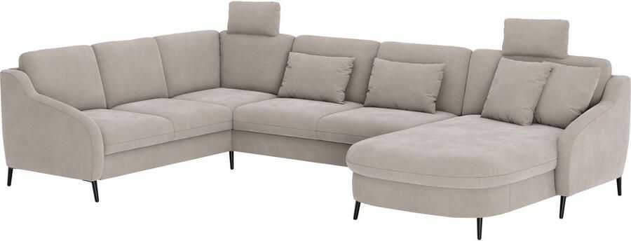 Sit&more Zithoek Soul U-model optioneel met bedfunctie en bedlade of lade - Foto 3