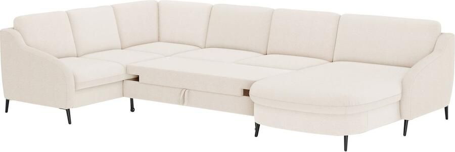 Sit&more Zithoek Soul U-model optioneel met bedfunctie en bedlade of lade - Foto 6