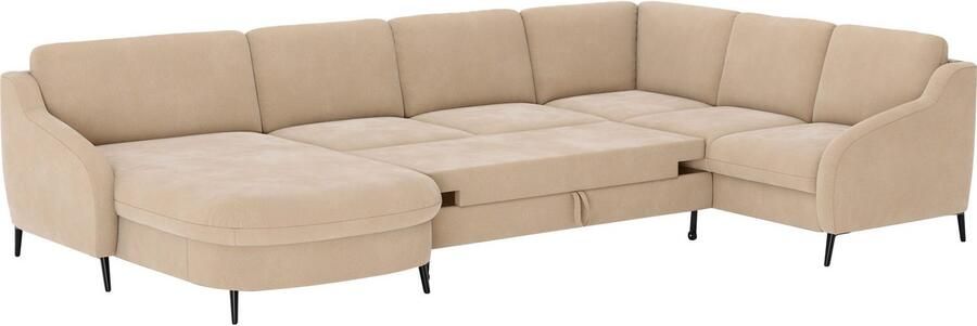 Sit&more Zithoek Soul U-model optioneel met bedfunctie en bedlade of lade - Foto 5
