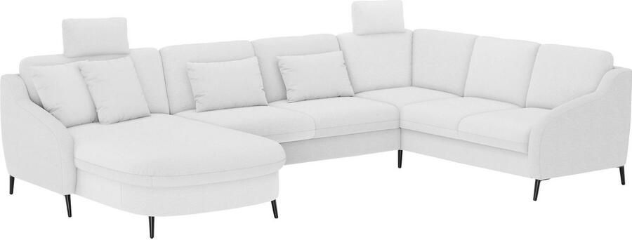 Sit&more Zithoek Soul U-model optioneel met bedfunctie en bedlade of lade - Foto 3