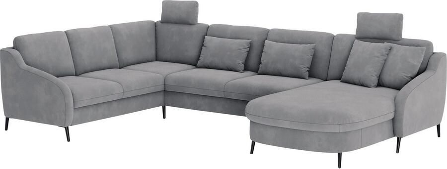 Sit&more Zithoek Soul U-model optioneel met bedfunctie en bedlade of lade - Foto 3