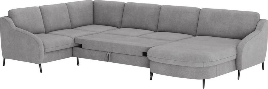 Sit&more Zithoek Soul U-model optioneel met bedfunctie en bedlade of lade - Foto 6