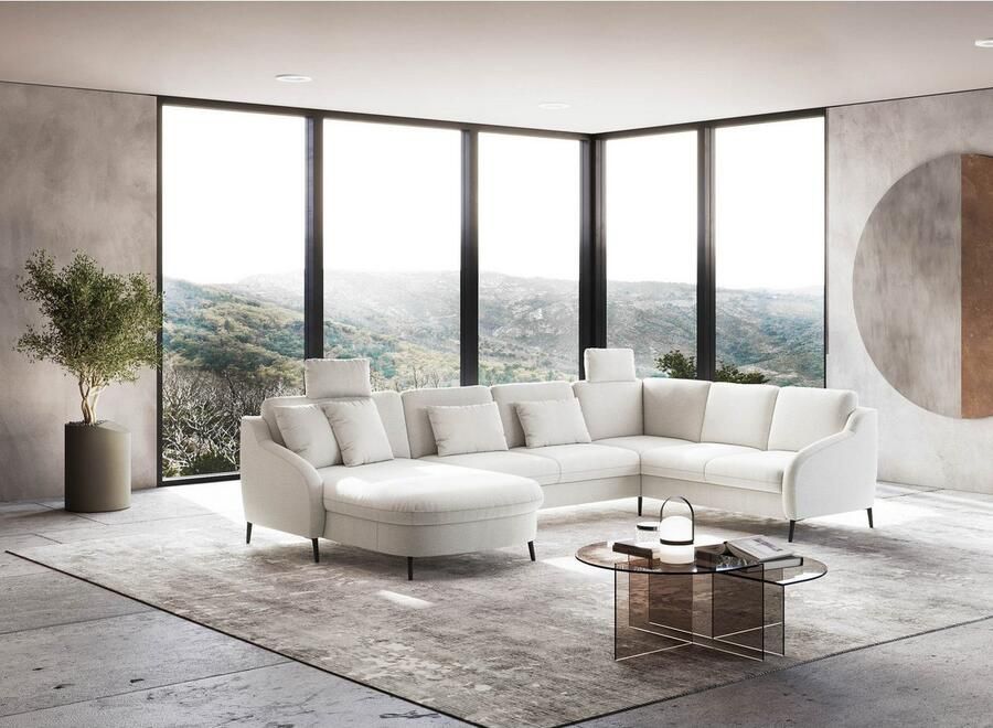 Sit&more Zithoek Soul U-model optioneel met bedfunctie en bedlade of lade - Foto 2