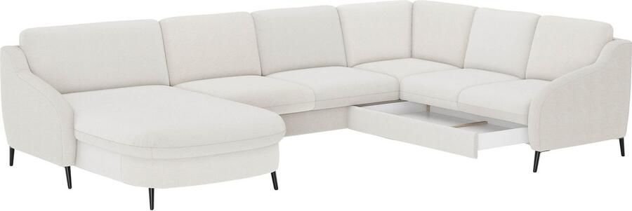 Sit&more Zithoek Soul U-model optioneel met bedfunctie en bedlade of lade - Foto 6