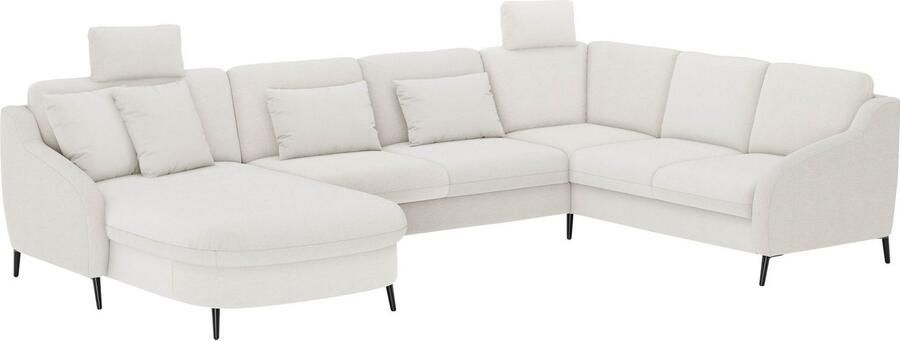 Sit&more Zithoek Soul U-model optioneel met bedfunctie en bedlade of lade - Foto 3