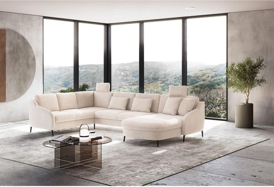 Sit&more Zithoek Soul U-model optioneel met bedfunctie en bedlade of lade - Foto 2