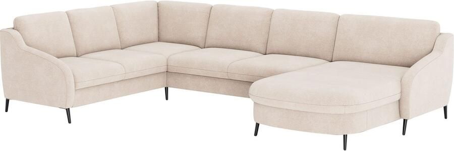 Sit&more Zithoek Soul U-model optioneel met bedfunctie en bedlade of lade - Foto 5