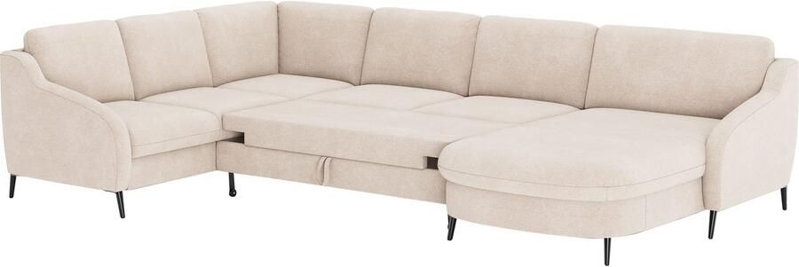 Sit&more Zithoek Soul U-model optioneel met bedfunctie en bedlade of lade - Foto 6