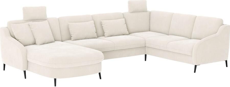 Sit&more Zithoek Soul U-model optioneel met bedfunctie en bedlade of lade - Foto 3