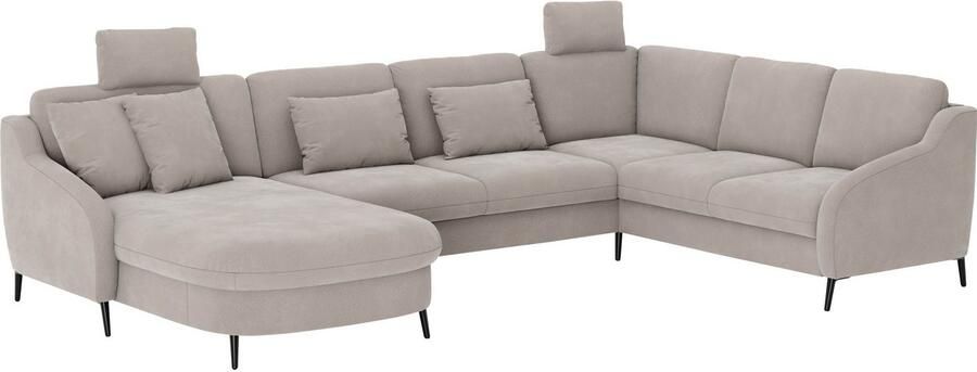 Sit&more Zithoek Soul U-model optioneel met bedfunctie en bedlade of lade - Foto 3
