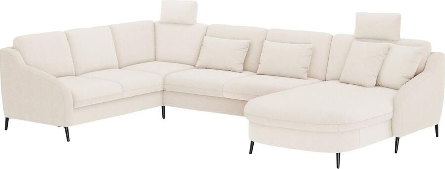 Sit&more Zithoek Soul U-model optioneel met bedfunctie en bedlade of lade - Foto 3